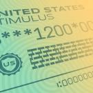 Stimulus check depiction