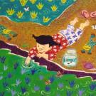 One of Yang's illustrations from her book Hannah Is My Name (2004). 