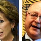 Photos (2): Chancellor Linda P.B. Katehi and UC President Mark G. Yudof