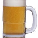 Photo: foaming glass of beer