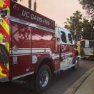 UC Davis Fire Department brushfire truck (Type III) in Ventura County