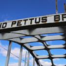 Photo: Edmund Pettus Bridge sign (cropped)