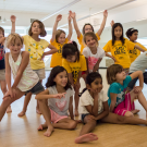 Children in Campus Recreation dance program, summer