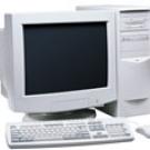 picture of computer with tower, monitor, keyboard and mouse