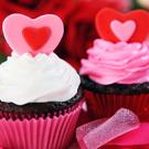 Two Valentines cupcakes