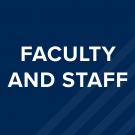 "Faculty and Staff" index card