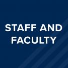 "Staff and Faculty" index card