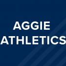 "Aggie Athletics" index card