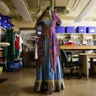 A dress in the Enchanted Cellar costume rental shop.