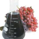 Photo: bunch of grapes with flask