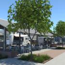 Artist rendering: Food trucks and shelters