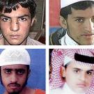 Photo: four portraits of Middle East teen boys