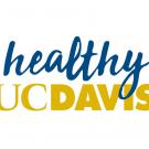 "Healthy UC Davis" script logo