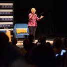 Hillary Clinton speaks at UC Davis