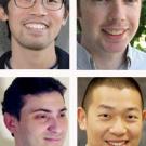 Clockwise from top left: UC Davis faculty members Louie Yang, Stephen O'Driscroll, Ken Loh and Ilias Tagkopoulos
