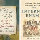 Book covers (2): "Book of Ages" and "The Internal Enemy: Slavery and War in Virginia, 1772-1832."
