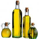 Photo: bottle and cruet of olive oil