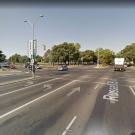 Google Street View of the intersection of Russell Boulevard and Anderson Road.