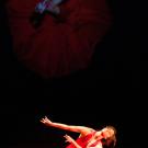 Photo: Christine Germain dances in "and the snow fell softly on all the living and the dead ... ."