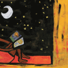 Graphic: cover from Thomas book of African American child reading