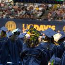 Picture of Graduates Caps During Commencement
