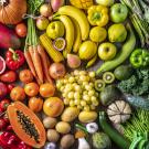 A collection of healthy fruits and vegetables