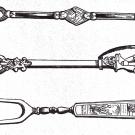 Drawing of ancient forks