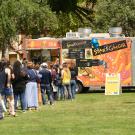 Food truck and short line at TGFS 2019
