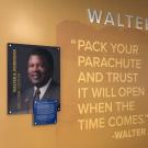 Walter A. Robinson wall inside the Welcome Center