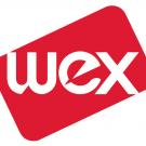 WEX logo, "WEX" in white on red background