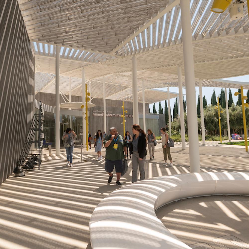 the outside of the Manetti Shrem Museum at UC Davis