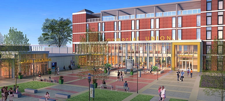 A rendering of the memorial Union Renewal