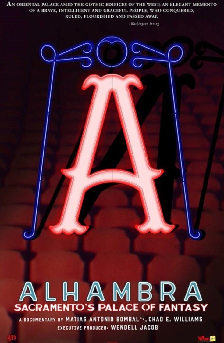 A promotional graphic for the film, featuring a big letter 'A.'