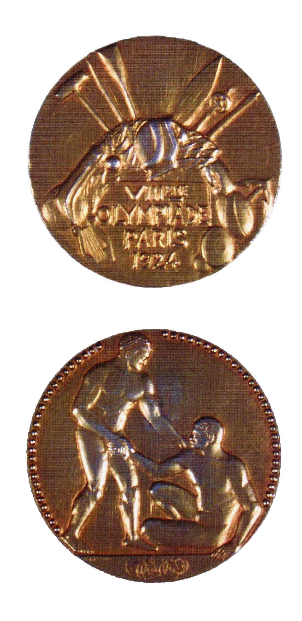 1924 gold medal