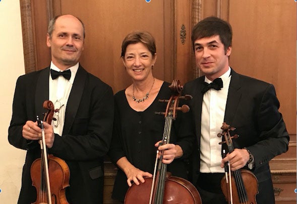 Violinist Ian Jessee, violist István Polónyi and pianist Gayle Blankenburg, and cellist Susan Lamb Cook.