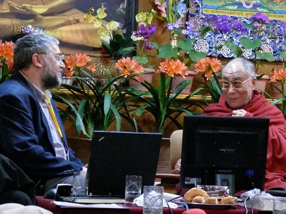 Cliff Saron and the Dalai Lama