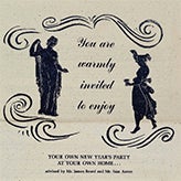 Party invite graphic from catalog